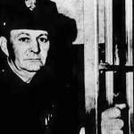 Cecil Miller took leave from Akron (Ohio) Police Department to join the U.S. Navy Seabees during World War II. When he returned to the force after his military service, he was featured in an October 1945 article in the Akron Beacon Journal.