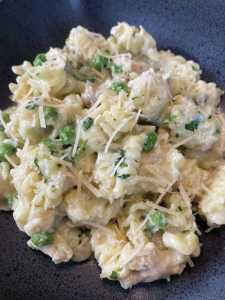 Photo by Tressa Dale/Peninsula Clarion
This tuna casserole calls for peas, parsley and Parmesan incorporated into a sturdy pasta.
