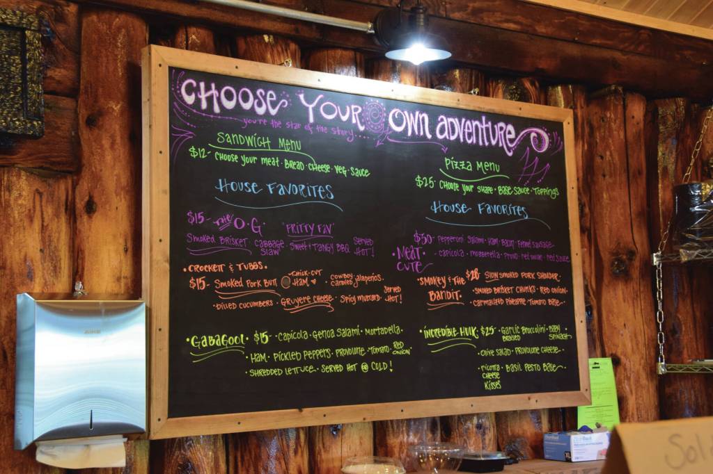 Chloe Pleznac/Homer News
A deli board displays a selection of food options in the Fritz Creek General Store on its reopening day on Thursday, April 24.