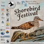 The program cover for the 33rd annual Shoredbird Festival, running May 7-11, 2025, in Homer, Alaska. Photo courtesy of the Kachemak Bay Shorebird Festival