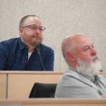 Tyson Cox speaks during a meeting of the Kenai Peninsula Borough Assembly in Soldotna, Alaska, on Tuesday, May 6, 2025. (Jake Dye/Peninsula Clarion)