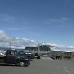 Chloe Pleznac/Homer News
The Oceania Riviera stands out against a bluebird sky at the Homer Harbor on Wednesday, May 7.