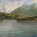 Kachemak Bay Stars is an oil painting by Don Kolstad on display through June in his exhibit at Fireweed Gallery. Photo provided by the Fireweed Gallery