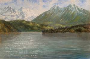 Kachemak Bay Stars is an oil painting by Don Kolstad on display through June in his exhibit at Fireweed Gallery. Photo provided by the Fireweed Gallery