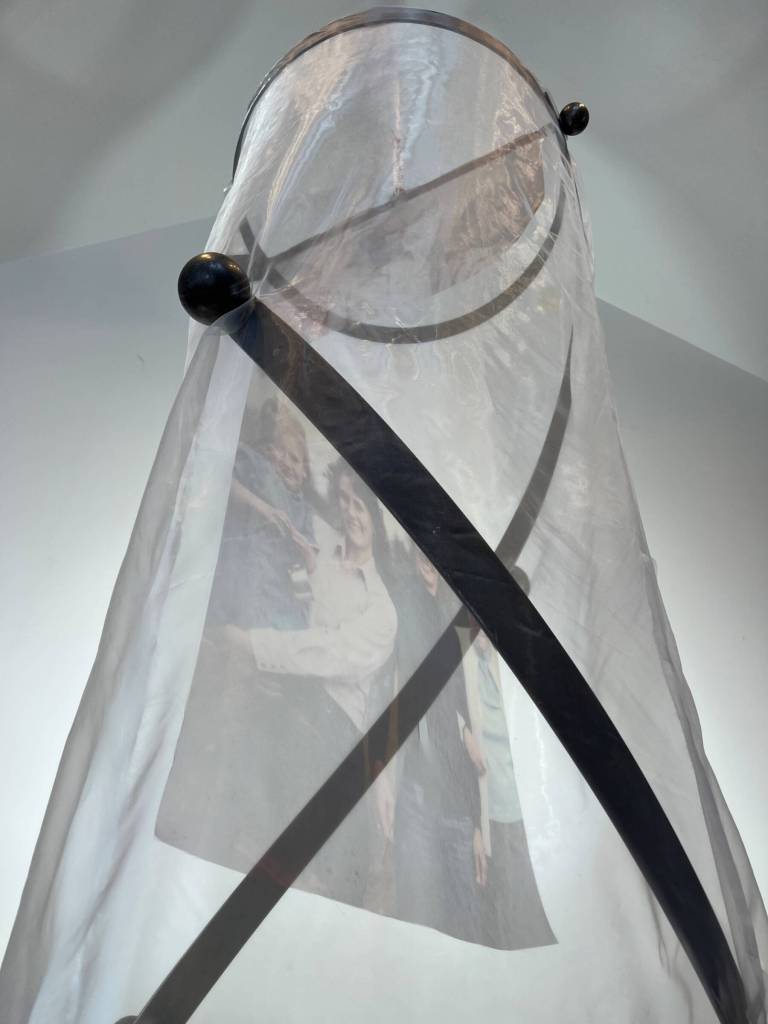 Connected is an installation by Sharlene Cline on display at the Pratt Museum in Homer, Alaska. Photo provided by the Pratt Museum