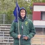 Sewards Olin Liljemark won the high jump Friday, May 30, 2025, at the Division II state track meet at Dimond High School in Anchorage, Alaska. (Photo provided by Mica Van Buskirk)