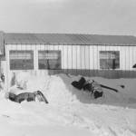 This is the Kenai Power complex. The long side of the plant faces the Frank Rowley home, seen here at the right side of the photograph. (Photo courtesy of the Rowley Family)