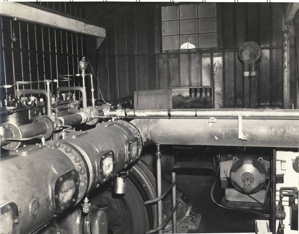 This is a portion of the exhaust system inside the Kenai Power electric-generation plant. (Photo courtesy of the Rowley Family)