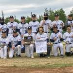 Soldotna won the championship at the Division II state baseball tournament at Coral Seymour Memorial Park in Kenai, Alaska, on Saturday, June 7, 2025. (Photo by Jeff Helminiak/Peninsula Clarion)