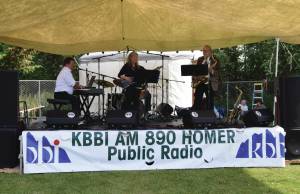 Homers Cosmic Creature Club performs at the 2024 Concert on the Lawn at Karen Hornaday Park. (Emilie Springer/Homer News file)