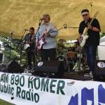 Nanwaleks English Bay Band performs at Homers 2024 Concert on the Lawn at Karen Hornaday Park. (Emilie Springer/Homer News file)