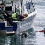 The Alaska Dive Search Rescue and Recovery Team conducts a training mission in Seward, Alaska in 2024. Photo courtesy of the Alaska Dive Search Rescue and Recovery Team