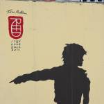 The iconic child silhouette points to the line of artists on Tom Reeds mural in Homer, Alaska on July 2. (Chloe Pleznac/Homer News)