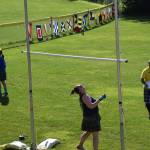 An athlete throws during the 2025 Kachemak Bay Highland Games on July 5 at Karen Hornaday Park. (Chloe Pleznac/Homer News)