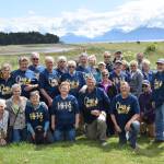 Homer High School graduates, largely from the class of 1975, celebrate their 50-year reunion on Saturday, July 12, 2025, at the Bishop's Beach pavilion in Homer, Alaska. (Delcenia Cosman/Homer News)