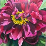 Paul WILD Red is a 20-inch-by-24-inch oil painting on canvas by Gerri Martin, one of numerous peony-themed paintings on display through July in her solo exhibit at Fireweed Gallery. Photo provided by Gerri Martin