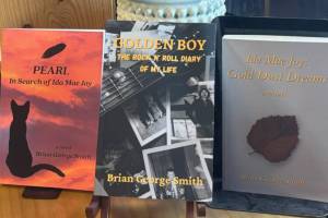 Smith has published three books, pictured here. (Photo courtesy of Brian Smith)