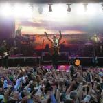 Michael Franti & Spearhead perform at Salmonfest in Ninilchik<ins>,</ins><ins> Alaska,</ins> on Saturday, Aug. 3, 2024. (Jake Dye/Peninsula Clarion)