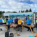 Homer's Shamwari Marimba Ensemble performs at the Homer Public Library's End of Summer Reading Celebration on Saturday, July 26, 2025, in Homer, Alaska. Photo courtesy of Cheryl Illg