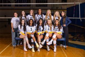 The 2025-2026 Homer High School varsity volleyball team. Photo provided by Brenna Dornellas