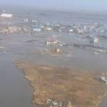 U.S. Coast Guard MH-60 Jayhawk helicopter aircrews conduct overflights of Kipnuk, Alaska, after coastal flooding impacted several western Alaska communities, Oct. 12, 2025. (U.S. Coast Guard photo courtesy of Air Station Kodiak)