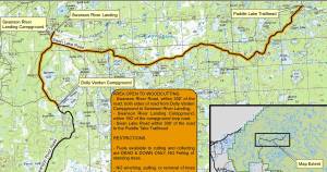 The Kenai National Wildlife Refuge on Monday released maps showing areas open to woodcutting by permit beginning on Nov. 19, 2025.