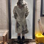 Homer youth David Sims is photographed wearing a trenchcoat he customized in 2023 with Burberry material scraps. Photo provided by David Sims