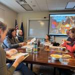 Community members participate in the Homer Drawdown 4.0 kick-off on Oct. 2, 2025, at Kachemak Bay Campus in Homer, Alaska. Photo courtesy Jamie Currie