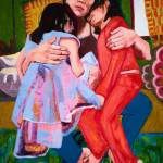 Mother of Elina and Nova by Brianna M. Allen is an oil-on-panel painting completed in June 2023 in Homer, Alaska. Photo by Christopher Kincaid/RCKincaidPhoto