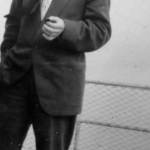 Photo courtesy of the Arness Family Collection
L. Keith McCullagh, pictured here aboard a ship in about 1915, was a U.S. Forest Service ranger charged with establishing a ranger station in Kenai, a task that led him to the agricultural experiment station there and into conflict with Frenchy Vian and his friends.