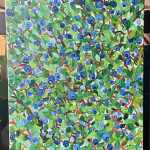 The Color of Joy is an acrylic painting on canvas by Homer artist June Denver. Photo provided by June Denver