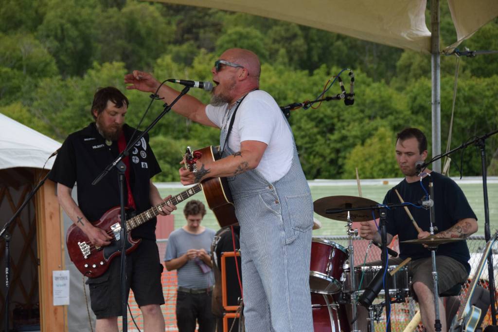 The Discopians make their Concert on the Lawn debut on Saturday, July 12, 2025, at Karen Hornaday Park<ins> in Homer, </ins><ins>Alaska</ins>. (Delcenia Cosman/Homer News)