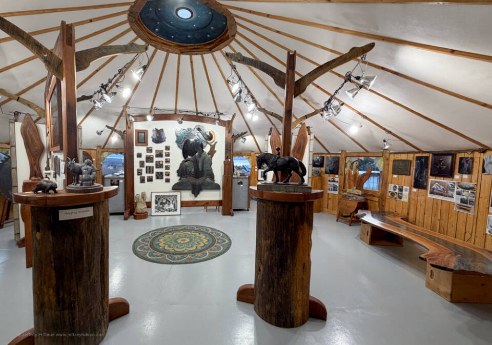 The family-owned Dean Gallery hosts an open studio during January First Friday, Jan. 2, 2026, in Homer, Alaska. Photo provided by Jeff Dean