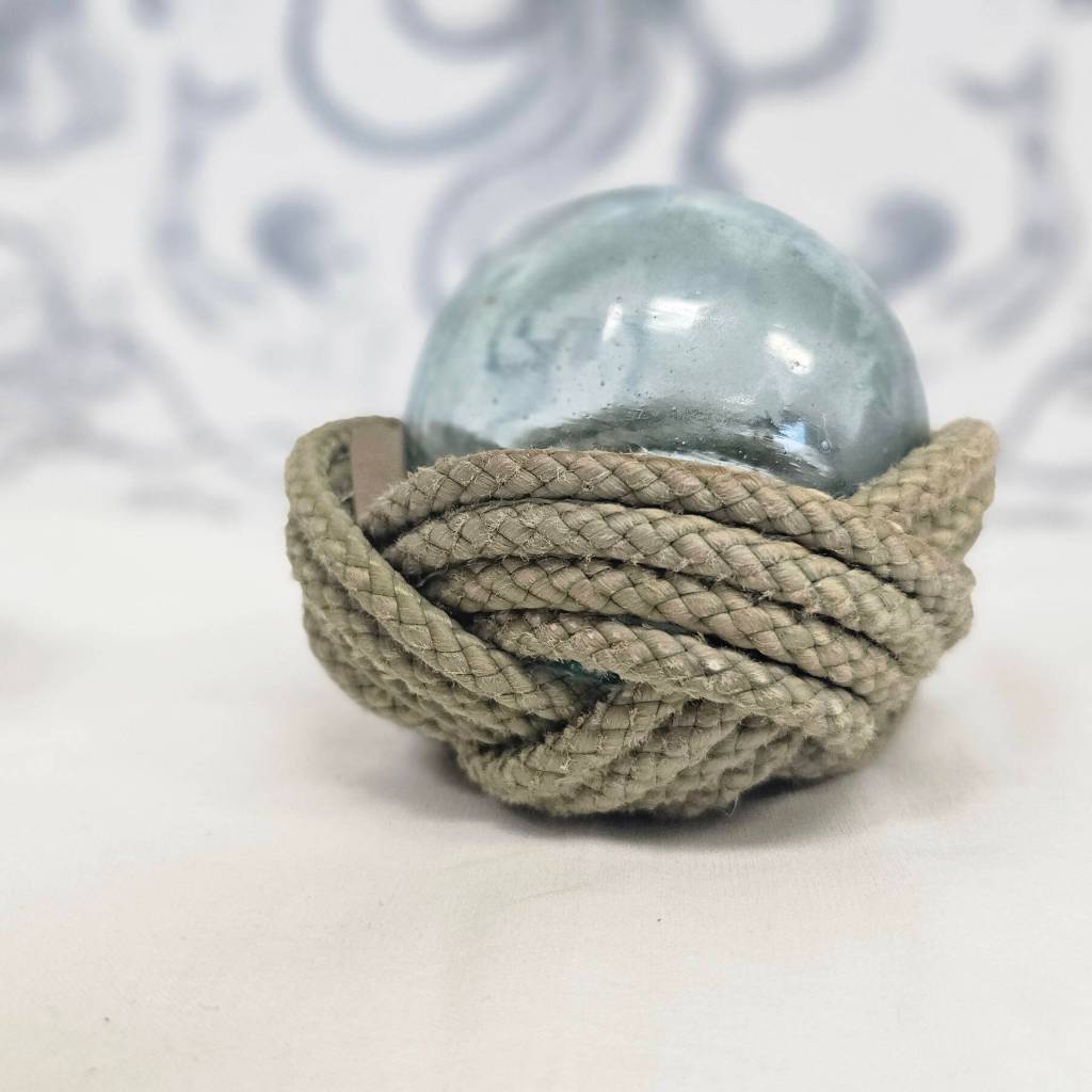 Recycled rope art created by Jen Luton and Ryan Burnard of the Alaska Rug Company will be exhibited at Grace Ridge Brewing for the month of February 2026. Photo provided by Grace Ridge Brewing