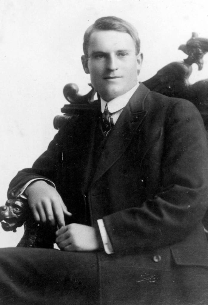 Frank Towle at about age 25. He lived in the Cooper Landing area with his family for many years.