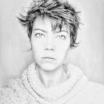 Self-portrait is a drawing by Homer artist Joella Clove.