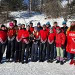 Photo provided by Chantel Taylor
The Kenai Central High School Nordic ski team hold up their Division II State Champion awards during the ASAA Nordic Ski State Championships held Feb. 19-21<ins>, 2026</ins> in Wasilla<ins>, Alaska</ins>.