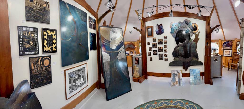 A look inside the Dean Gallery, which will host an Open Studio on First Friday, March 6, from 5-7 p.m. Photo provided by Jeff Dean