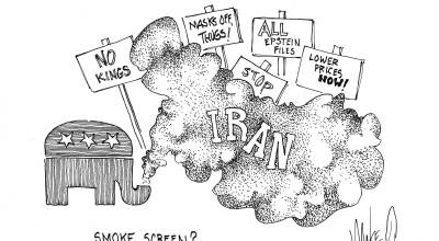 Mike O'Meara, cartoon for March 5, 2026.