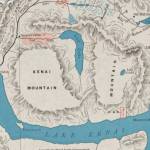 The middle portion of this section of the 1910 map created by Dr. David H. Sleem shows Lost Lake and Lost Creek. Today, these features are known as Crescent Lake and Crescent Creek. The lake in this map also curves in the wrong direction.