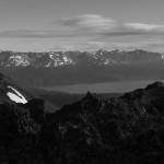 The upper end of Skilak Lake, as seen from the Skyline Trail. (Photo by Clark Fair)