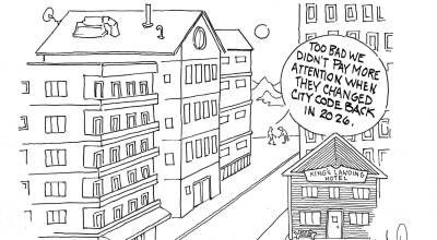 Mike O'Meara. Cartoon for March 12, 2026.