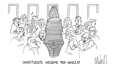 Mike O'Meara, cartoon for March 19, 2026.