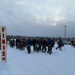 Participants in this years Homer Epic prepare to start to 50 km race on March 7, 2026, near Homer, Alaska. Photo courtesy Chuck Lindsay