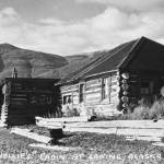 Photo postcard from the Jim Taylor Collection
Alaska Nellies cabin at Lawing, on the shore of Kenai Lake.