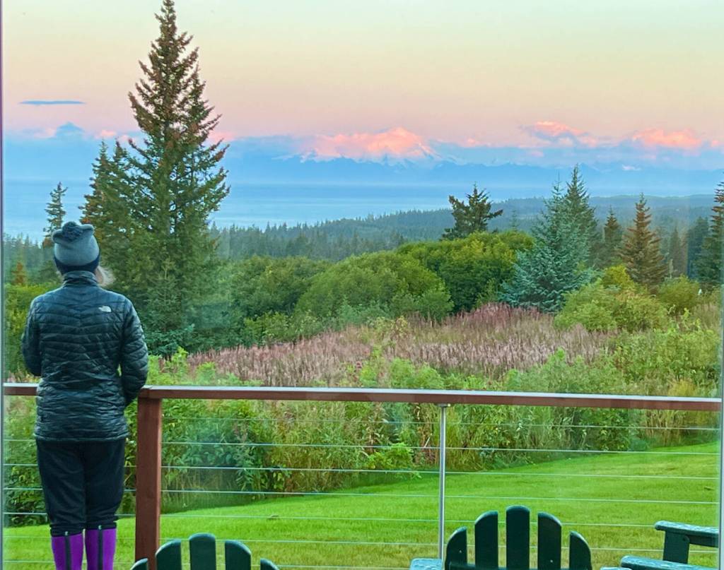 A Storyknife writer in residence takes in the view from their cabin in fall 2024