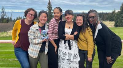 Photos courtesy Storyknife website
Storyknife Writers Retreat participants in May 2024 included Holly Zadra, Bea Chang, Lana Perez, Rena Priest, Hannah Markley and Sandra Jackson-Opoku.
