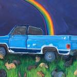 Is this Paradise, an exhibit of work inviting viewers to consider the color blue by Homers Oceana Wills on display at Bunnell Street Arts Center through May. (Photo provided by Bunnell)