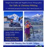 Meander to Mustang, an exhibit of images by photographers Taz Tally and Christina Whiting on display at the library, with a community talk on May 21. (Photo provided by Christina Whiting)