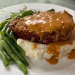Tressa Dale/Peninsula Clarion 
Add some beef base, cornstarch and cream for a delicious brown gravy for this meatloaf.